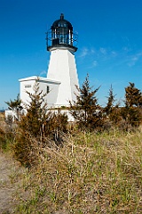 Sandy Point Light Tower on Prudence Island